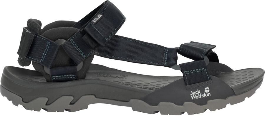 Jack Wolfskin Women's Ridge Sandal Sandalen grijs zwart