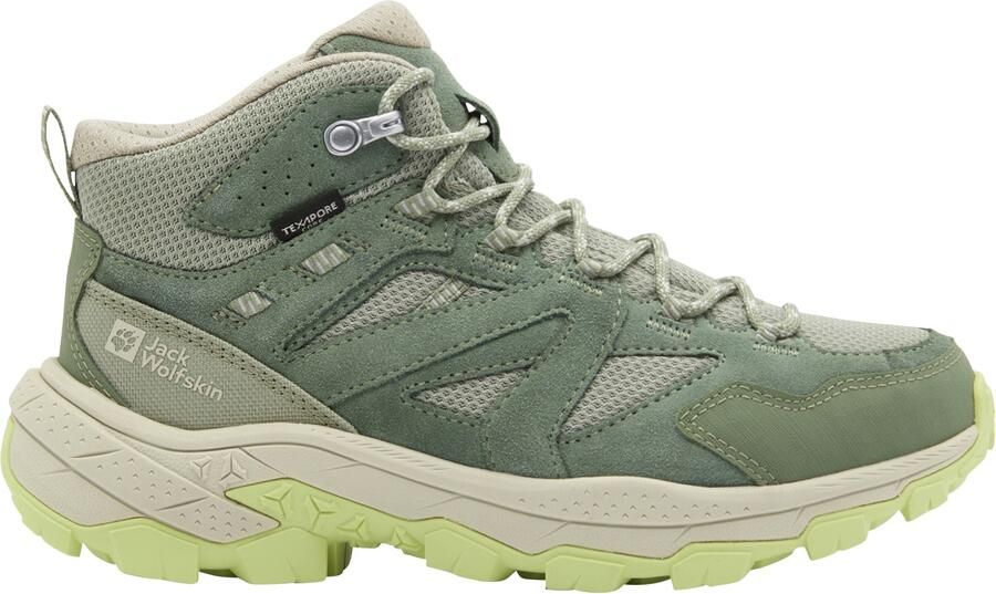 Jack Wolfskin Women's Vojo Tour Texapore Mid Wandelschoenen olijfgroen