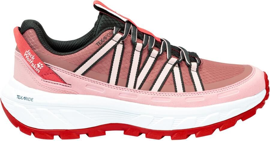 Jack Wolfskin Women's Wild Hike Texapore Low Multisportschoenen roze