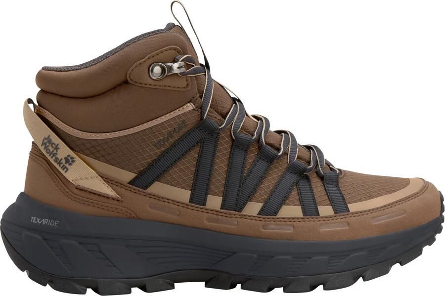 Jack Wolfskin Women's Wild Hike Texapore Mid Wandelschoenen bruin