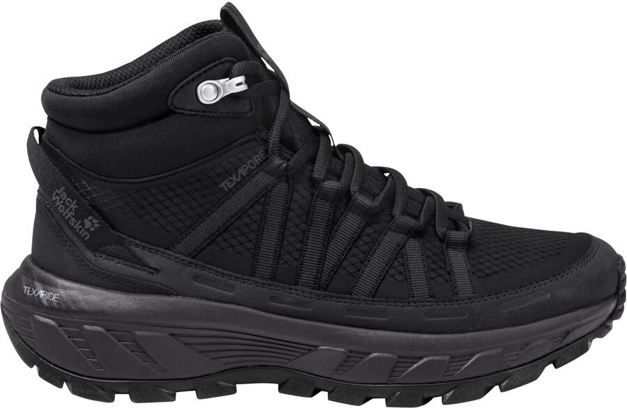 Jack Wolfskin Women's Wild Hike Texapore Mid Wandelschoenen zwart