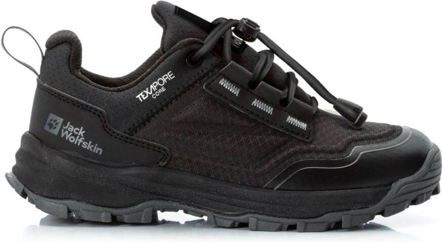 Jack Wolfskin Kid's Cyrox Texapore Low Multisportschoenen zwart