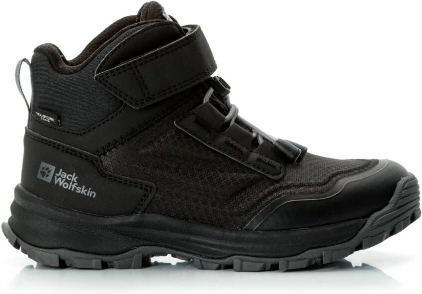 Jack Wolfskin Kid's Cyrox Texapore Mid Wandelschoenen zwart