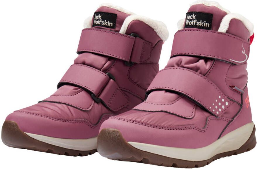 Jack Wolfskin Kid's Polar Bear-G Texapore Mid VC Winterschoenen purper roze