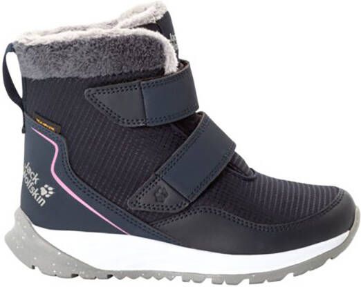 Jack Wolfskin Polar Wolf Texapore Mid VC Kids Waterdichte winterlaarzen Kinderen dark blue rose