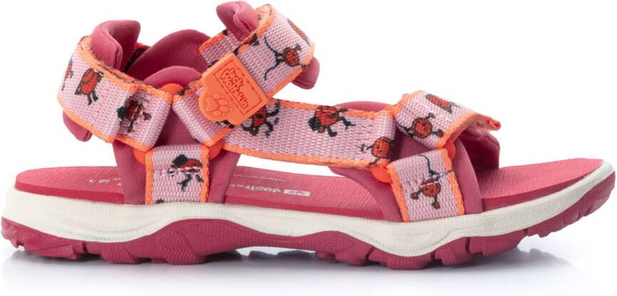 Jack Wolfskin Kid's Smileyworld Sandal Sandalen roze