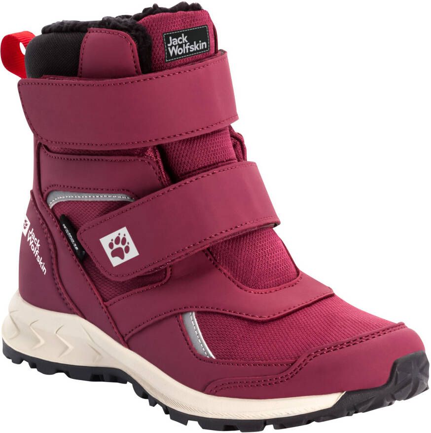 Jack Wolfskin Woodland WT Texapore High VC Kids Waterdichte winterlaarzen Kinderen burgundy red
