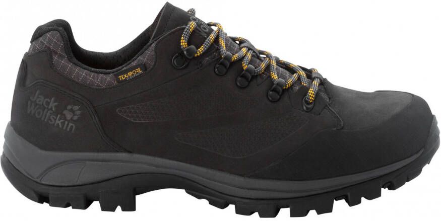 Jack Wolfskin Rebellion Texapore Low Men Waterdichte trekkingschoenen Heren Phantom Burly Yellow Xt
