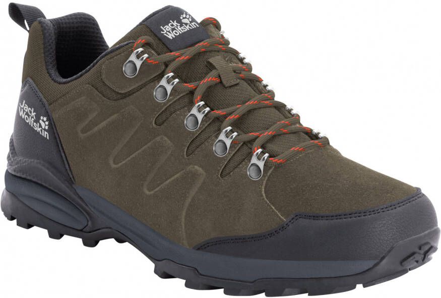 Jack Wolfskin Refugio Texapore Low Men Waterdichte wandelschoenen Heren Khaki Phantom