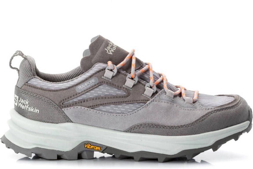 Jack Wolfskin Cyrox Texapore Low Women Waterdichte wandelschoenen Dames pebble