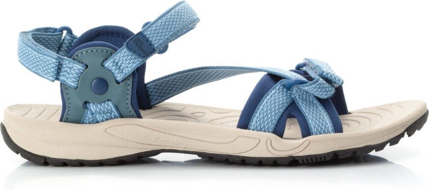 Jack Wolfskin Lakewood Ride Sandal Women Duurzame trekkingsandalen Dames Elemental Blue