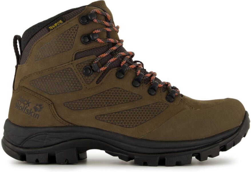 Jack Wolfskin Rebellion Texapore Mid Women Waterdichte trekkingschoenen Dames Brown Phantom - Foto 2