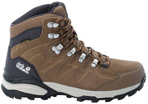 Jack Wolfskin Refugio Texapore Mid Women Waterdichte wandelschoenen Dames brown apricot