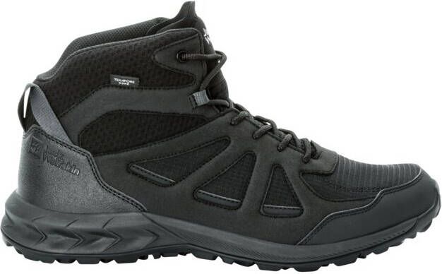 Jack Wolfskin Woodland 2 Texapore Mid Men Waterdichte wandelschoenen Heren 45.5 zwart black