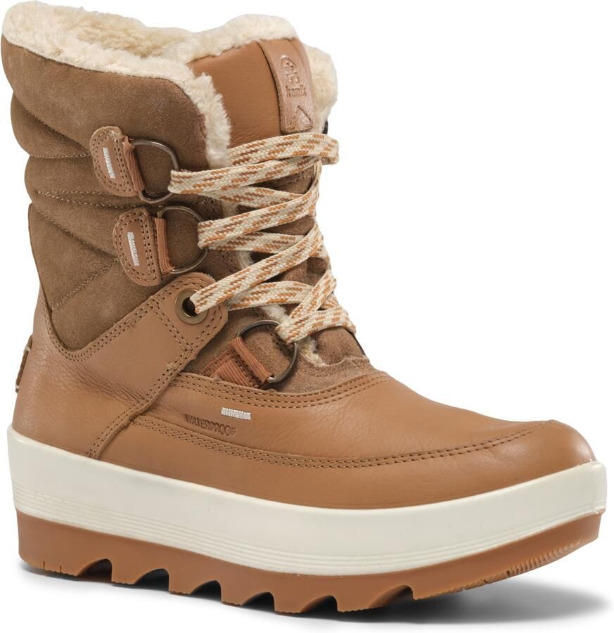 Kamik Women's Celeste Mid Winterschoenen bruin beige