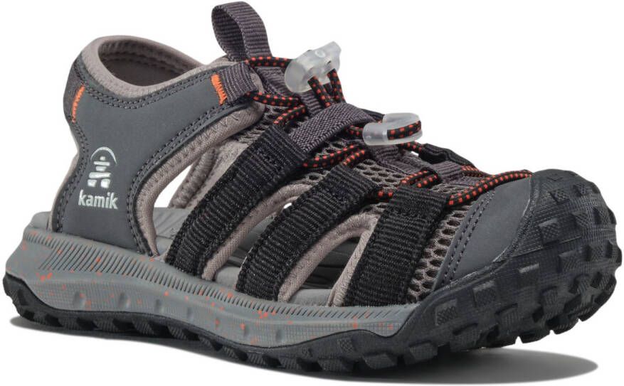 Kamik Kid's Ripple Sandalen grijs zwart