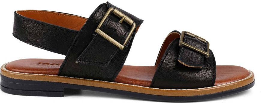 Kavat Women's Skanör Sandalen zwart bruin