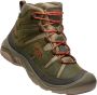 Keen Circadia Mid Heren Wandelschoenen Dark Olive Potters Clay Groen Leer K1026766 - Thumbnail 2