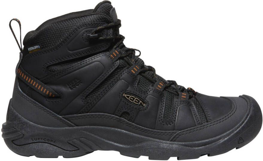 Keen Circadia Mid Heren Wandelschoenen Black Steel Grey