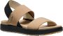Keen Elle Backstrap Sandalen beige zwart - Thumbnail 1