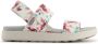 Keen Elle Backstrap Dames Sandalen Andorra Tie Dye Wit Gerecyclede PET flessen K1026043 - Thumbnail 2