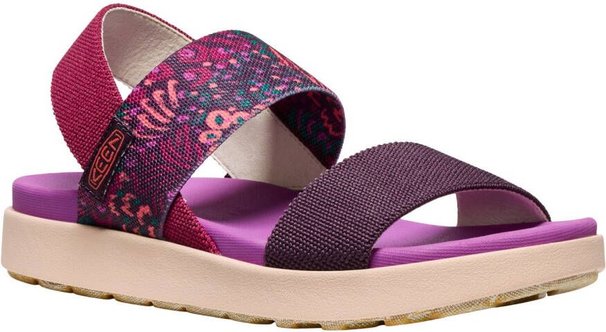 Keen Elle Backstrap Sandalen purper