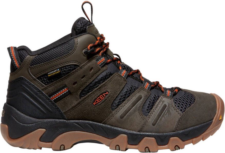 Keen Headout Mid WP Wandelschoenen zwart bruin