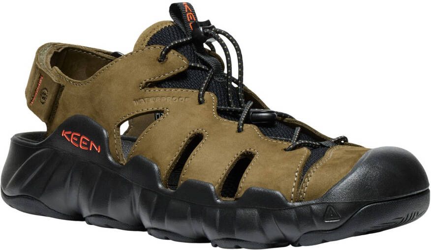 Keen Hyperport Fisherman Leather Sandalen zwart