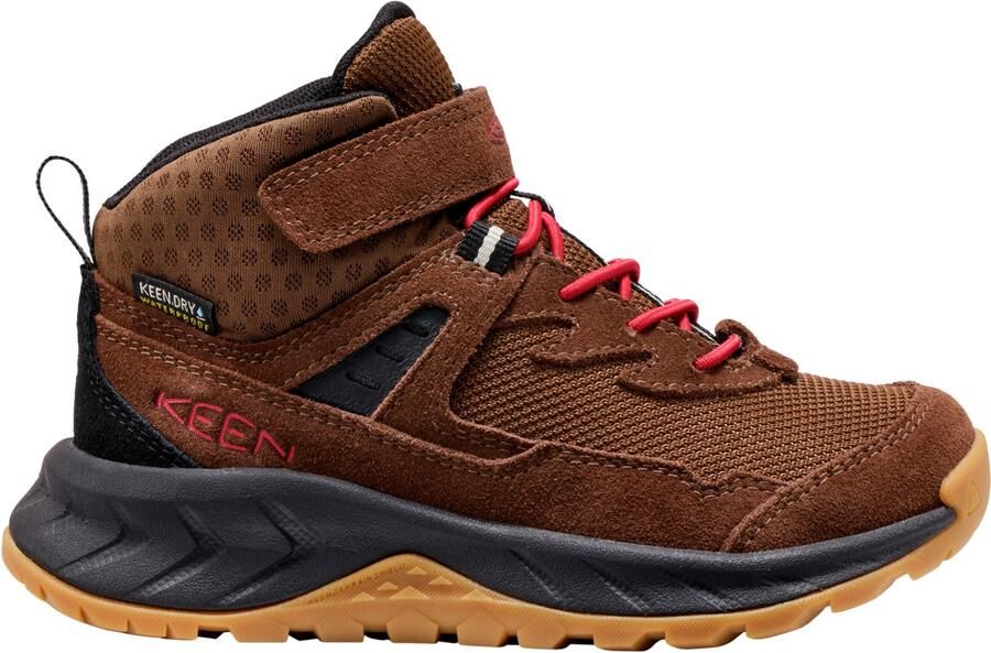 Keen Kid's Hightrail Mid WP Wandelschoenen bruin