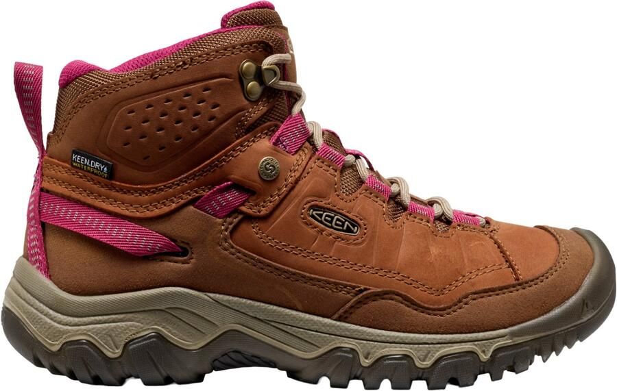 Keen Targhee IV Mid Dames Wandelschoenen Bison Beaujolais