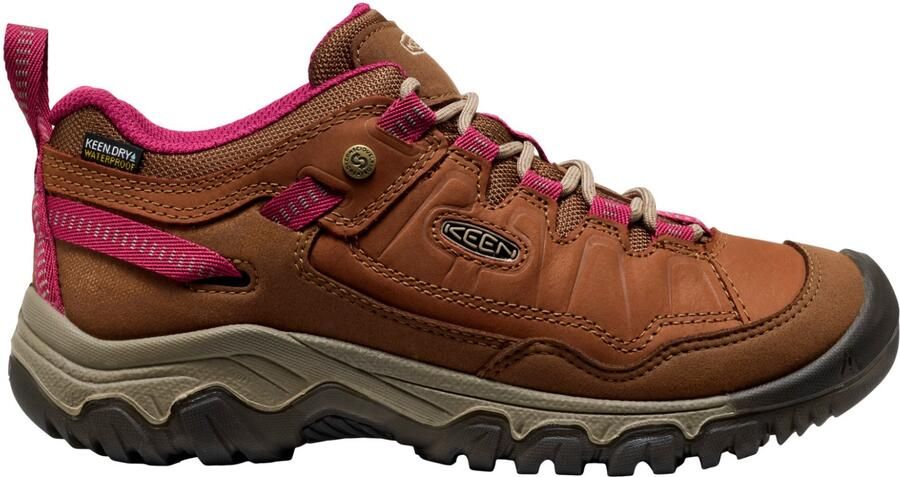 Keen Targhee IV Dames Wandelschoenen Bison Beaujolais