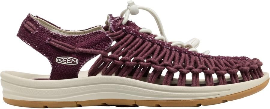 Keen Women's Uneek Canvas Sandalen bruin