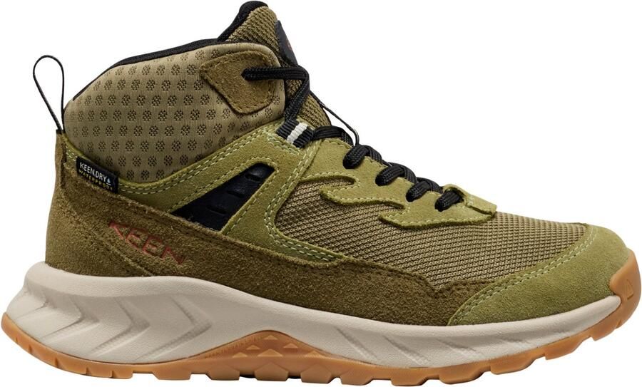 Keen Youth Hightrail Mid WP Wandelschoenen olijfgroen