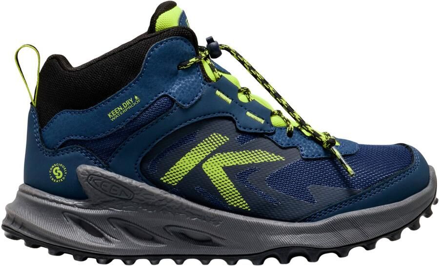 Keen Zionic Mid Jongens Wandelschoenen Waterdicht Blauw - Foto 3
