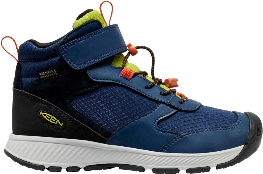 Keen Youth's Skua Mid WP Wandelschoenen blauw
