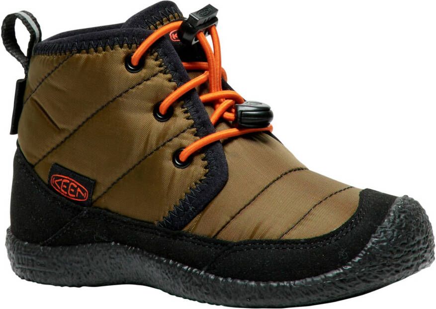 Keen Kid's Howser II Chukka WP Winterschoenen zwart bruin