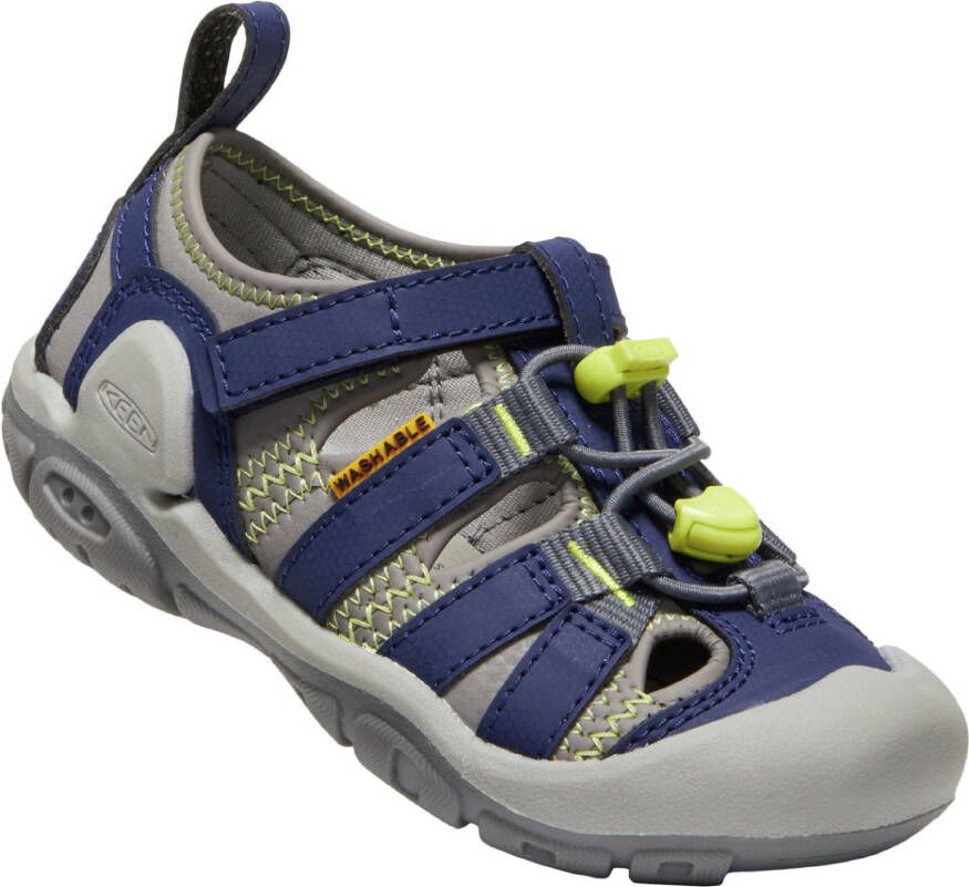 Keen Kid's Knotch Creek Sandalen maat 8K grijs blauw