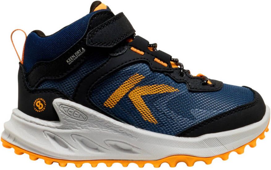 Keen Zionic Mid Younger Kids Wandelschoenen Naval Academy Bright Marigold