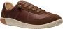 Keen KNX T-Toe Heren Sneakers Leer Dark Earth Plaza Taupe - Thumbnail 2