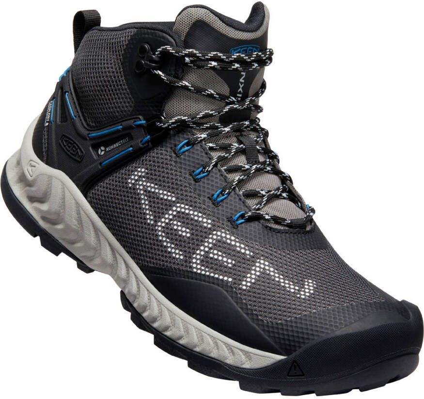 Keen NXIS Evo Mid WP Wandelschoenen zwart grijs