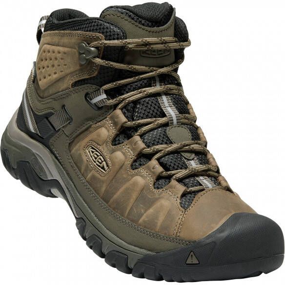 Keen Targhee III Mid Heren Wandelschoenen Bungee Cord Black Bruin Leer K1017786 - Foto 6