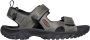 Keen Targhee III Heren Wandelsandalen Grey Black Grijs Leer K1022424 - Thumbnail 5