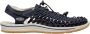 Keen Uneek Heren Sandalen Navy Birch Blauw Canvas K1026229 - Thumbnail 2