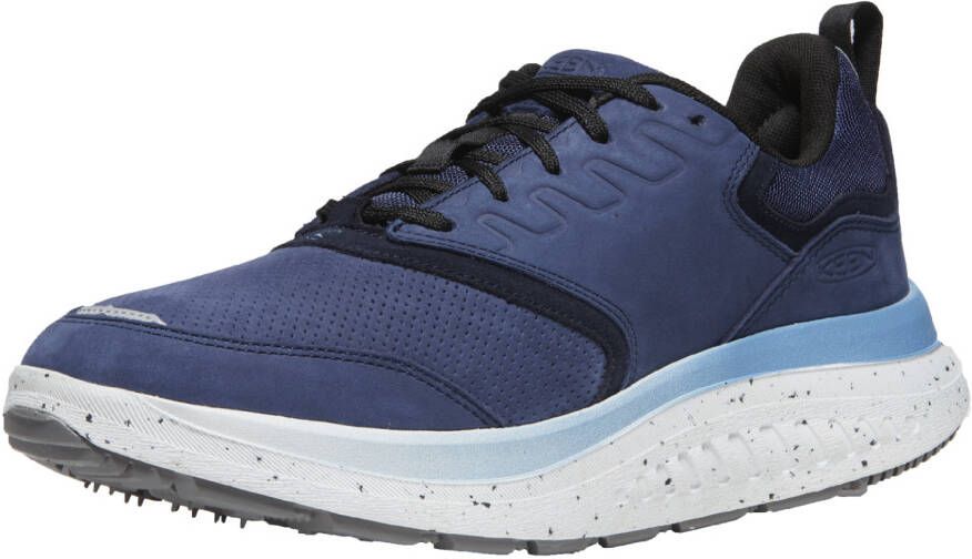 Keen WK400 Leather Heren Wandelschoenen Naval Academy Blue Heaven