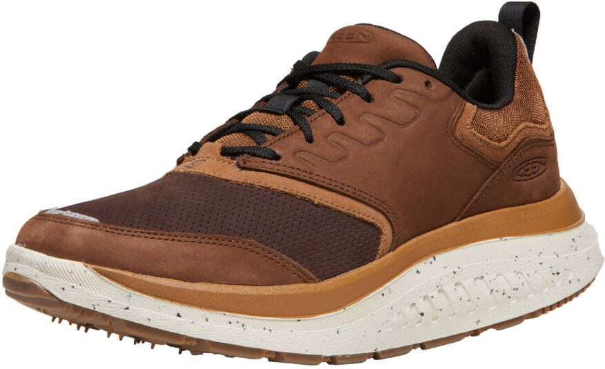 Keen WK400 Leather Heren Wandelschoenen Bison Toasted Coconut