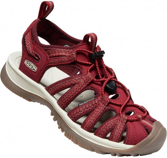 Keen Whisper Dames Wandelsandalen Red Dahlia Bordeaux Polyester K1025041 - Foto 4