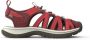 Keen Whisper Dames Wandelsandalen Cayenne Fired Brick Rood Polyester K1028817 - Thumbnail 4