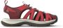 Keen Whisper Dames Wandelsandalen Cayenne Fired Brick Rood Polyester K1028817 - Thumbnail 3