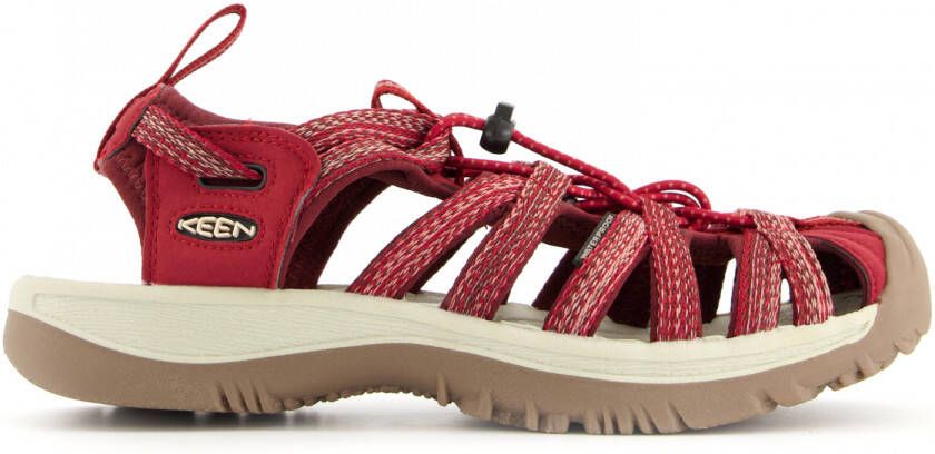 Keen Whisper Dames Wandelsandalen Red Dahlia Bordeaux Polyester K1025041 - Foto 3