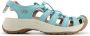 Keen Astoria West Leather Dames Wandelsandalen Porcelain Blue Glass Aqua Leer K1026152 - Thumbnail 2